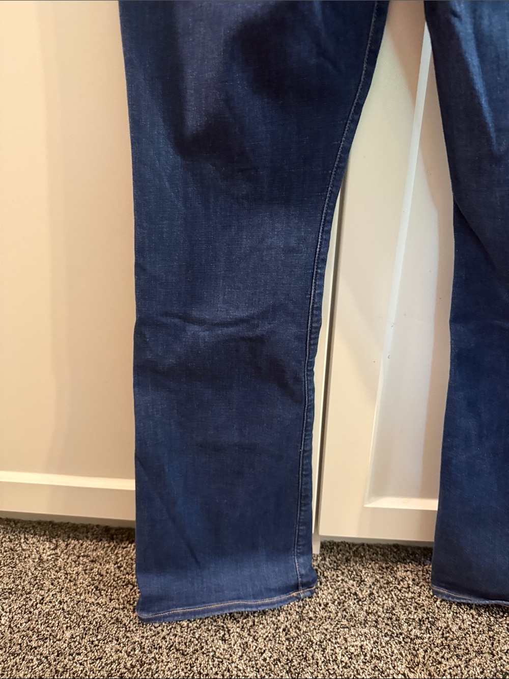 American Eagle Women’s Dark Wash Kick Bootcut Jeans Size 10 Regular - Picture 11 of 12